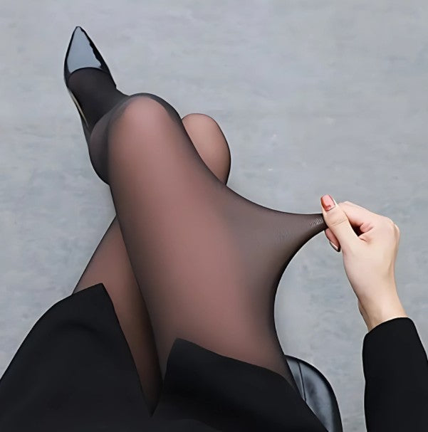 Cavelya collant avis : le collant polaire effet transparent qui promet l’hiver chic (et bien au chaud)