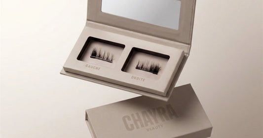 Chayra Beauty cils magnetiques, coffret gauche et droite avec miroir