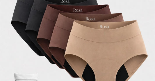Lingerie Rosa, lot de 5 culottes anti-fuites signature