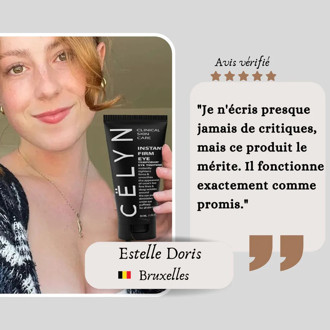 Crème anti‑cernes et rides instantanée Celyn