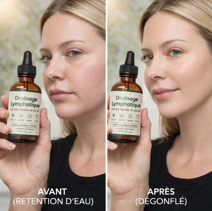 Drainant Lymphatique GlowChicParis, complément en extraits de plantes