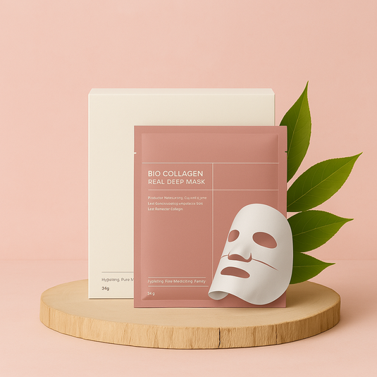 Masque bio collagène coréen GlowChic, alternative à Leaf Cosmetics