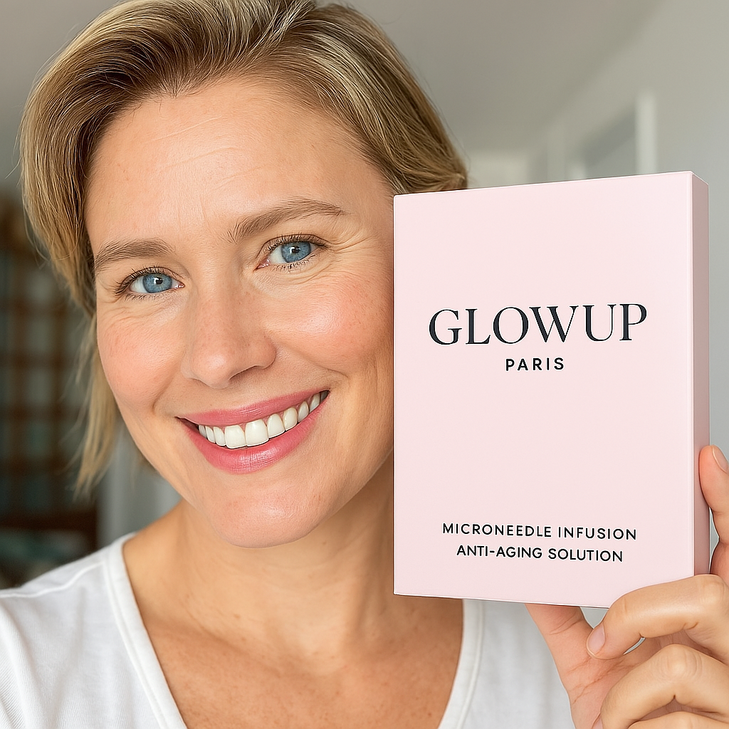 Gros plan sur la texture du sérum acide hyaluronique et peptides GlowChicParis